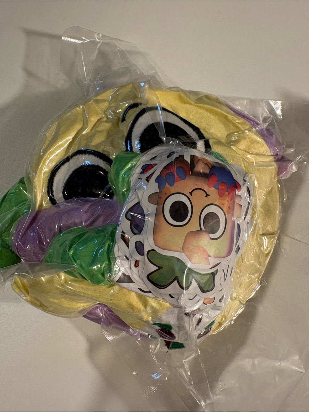 Looney from Dandy world plush with bonus stickers